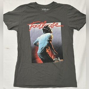 Footloose Paramount Pictures Graphic Tee Gray Men's M Women's L P2P 20-24 NWOT